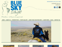 Tablet Screenshot of blueskysage.com